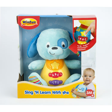 winfun blueberry pup sing n learn with me